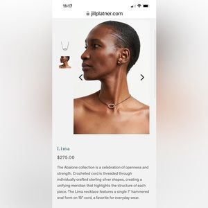 Jill Platner Lima necklace